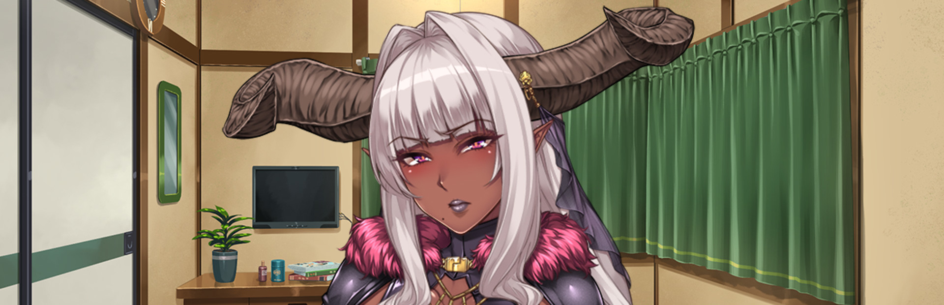 The Voluptuous DEMON QUEEN and our Shoebox Apartment Life cover art