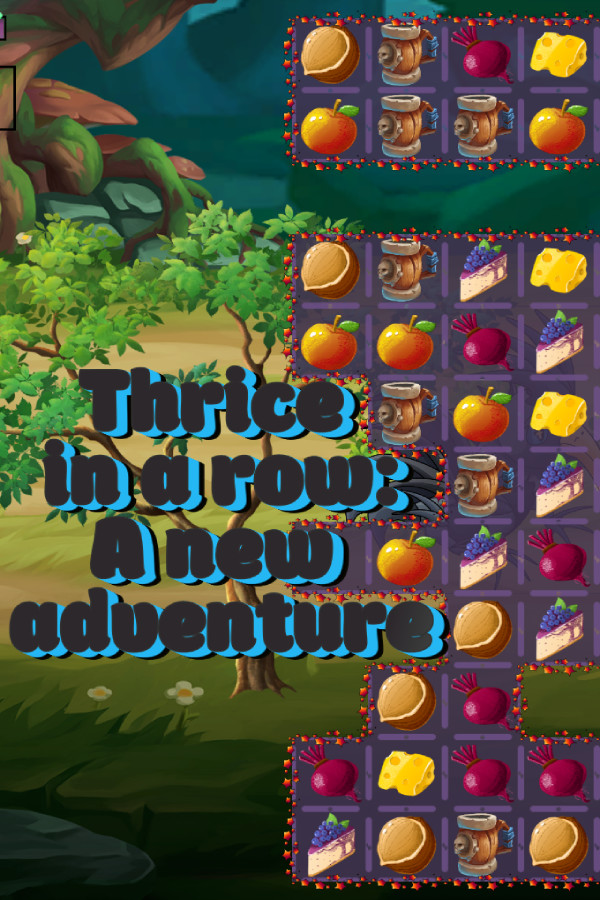 Thrice in a row: A new adventure