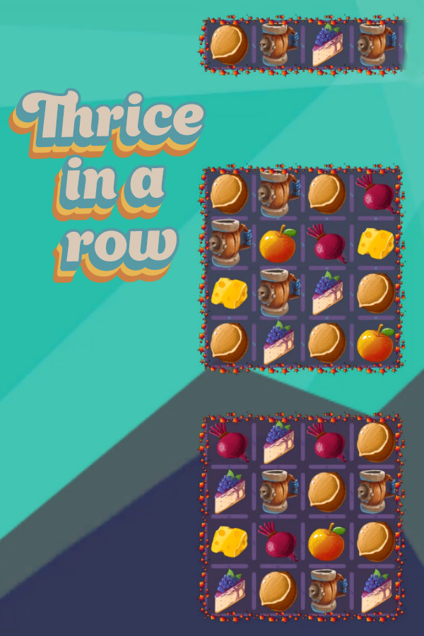 Thrice in a row