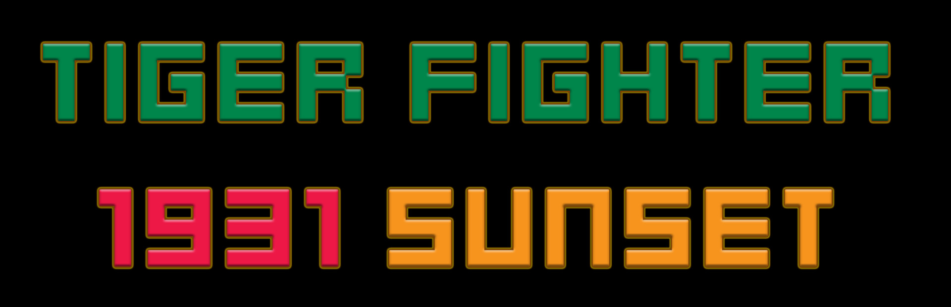 Tiger Fighter 1931 Sunset cover art