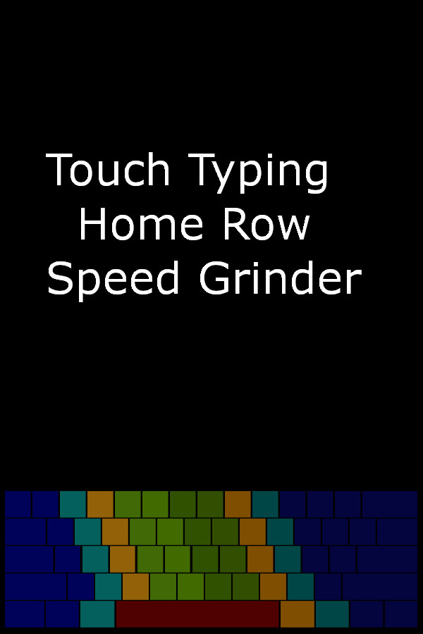 Touch Typing Home Row Speed Grinder