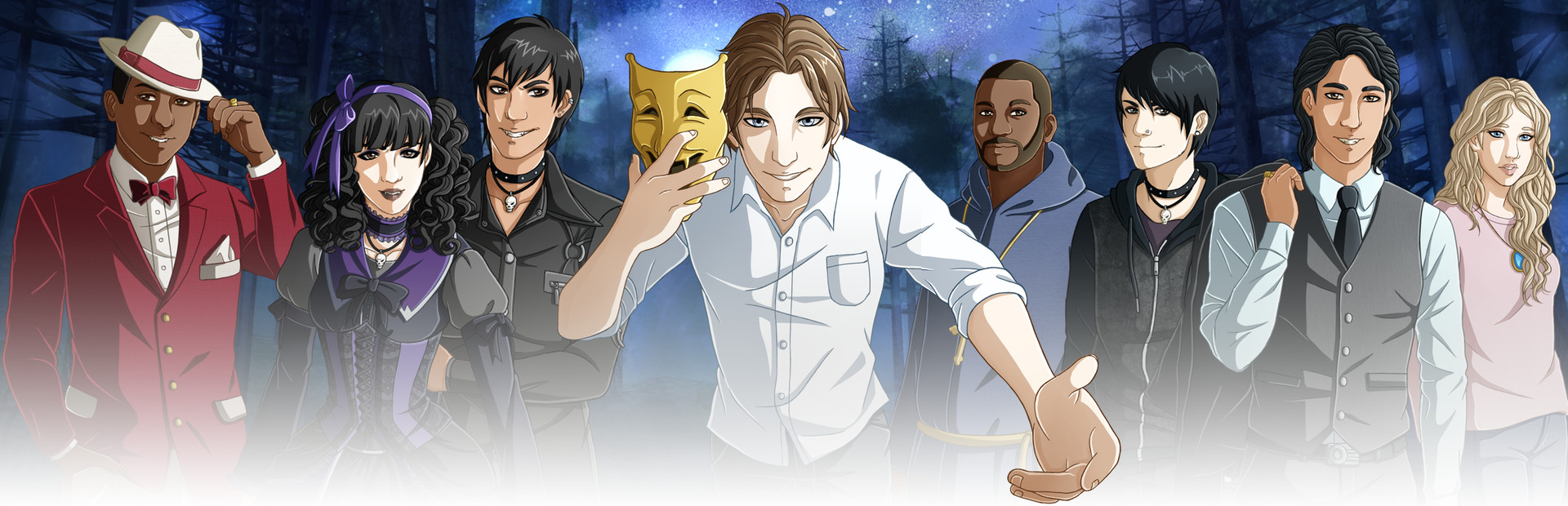 Twice Reborn: a vampire visual novel cover art