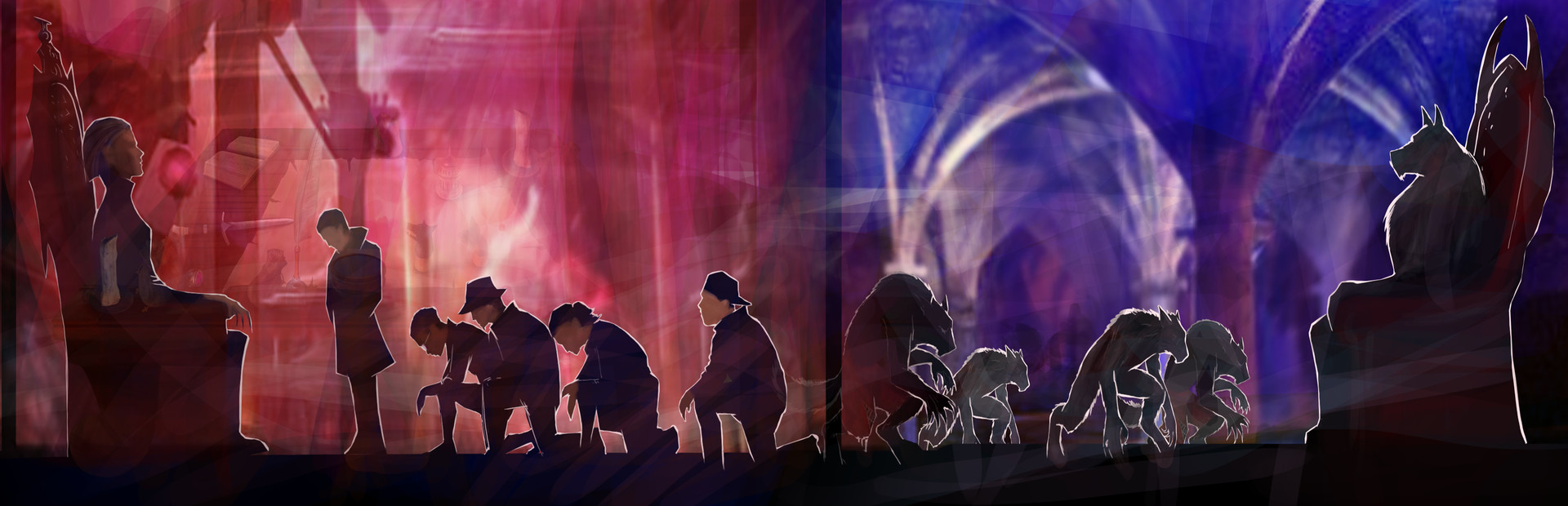 Urban Fantasy: Vampires vs Werewolves cover art