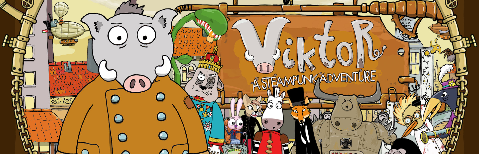 Viktor, a Steampunk Adventure cover art