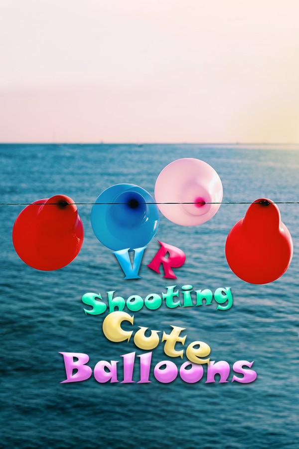 VR shooting cute balloons