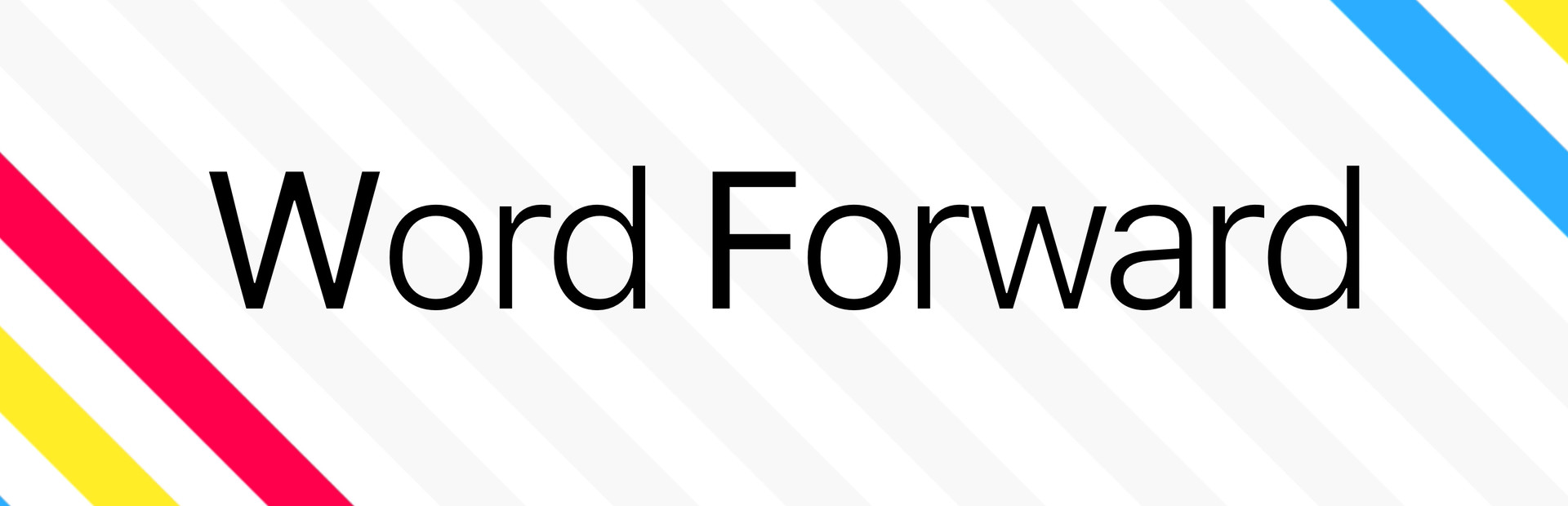 Word Forward cover art
