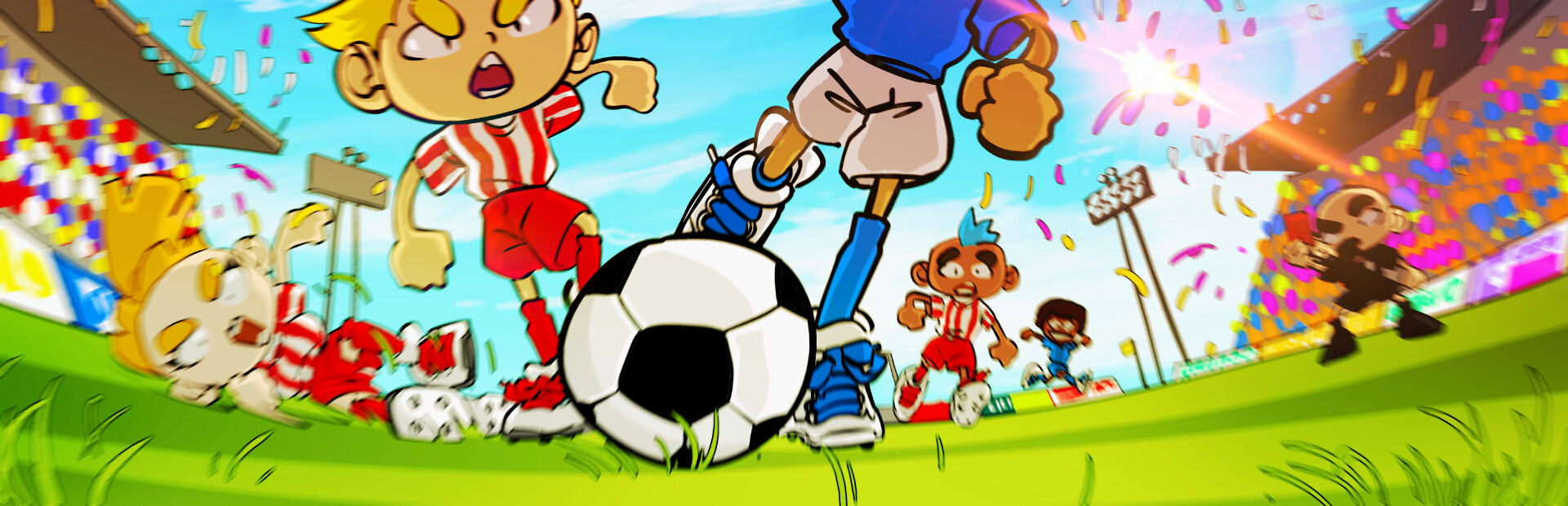 World Soccer Strikers '91 cover art