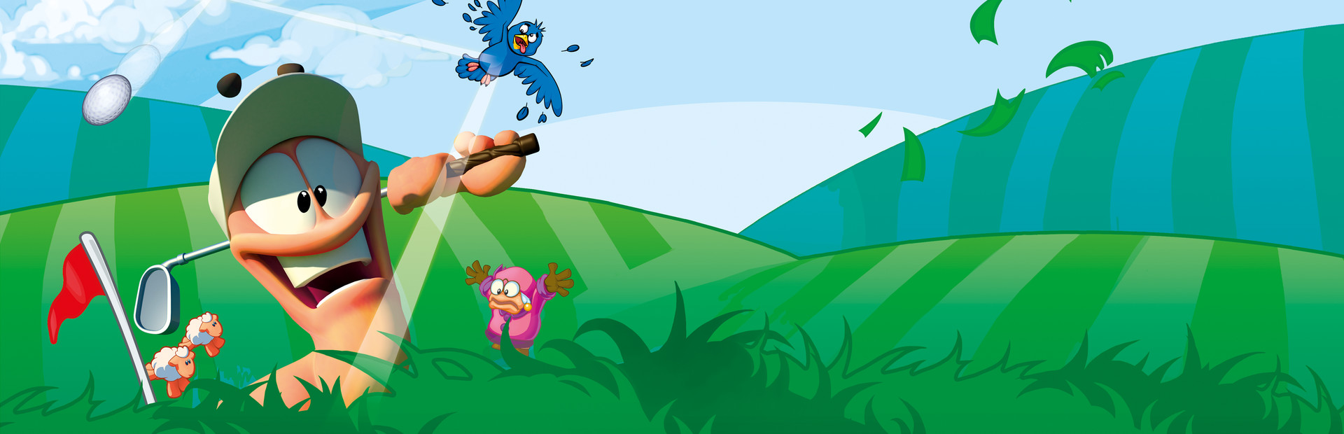 Worms Crazy Golf cover art