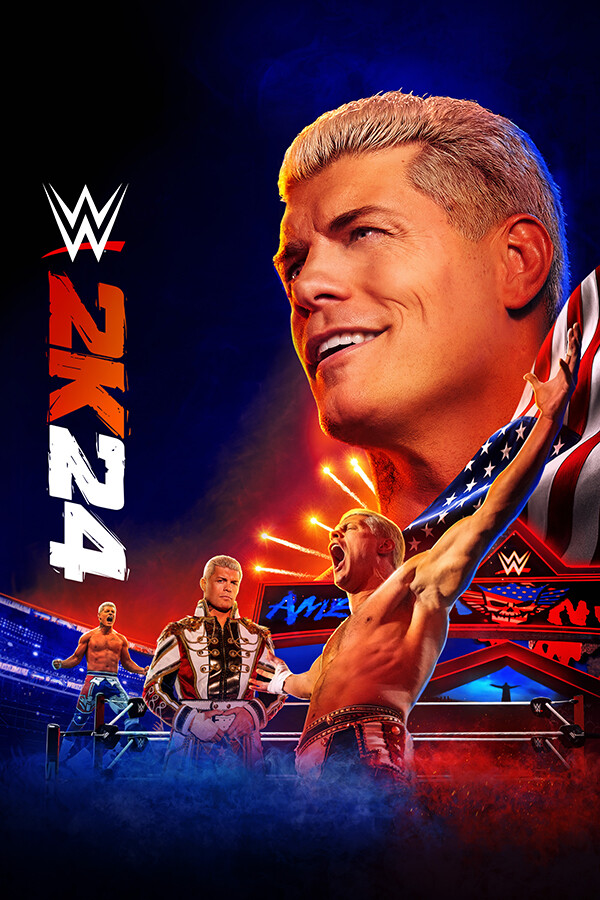 WWE 2K24 cover art
