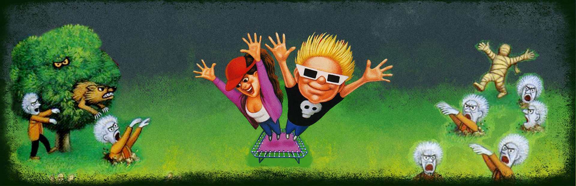 Zombies Ate My Neighbors and Ghoul Patrol cover art