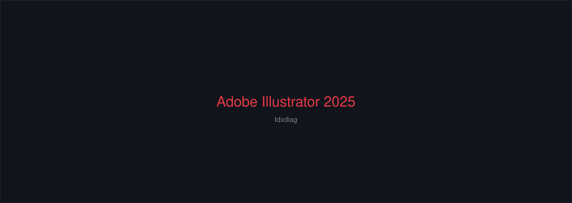 Adobe Illustrator 2025 cover art