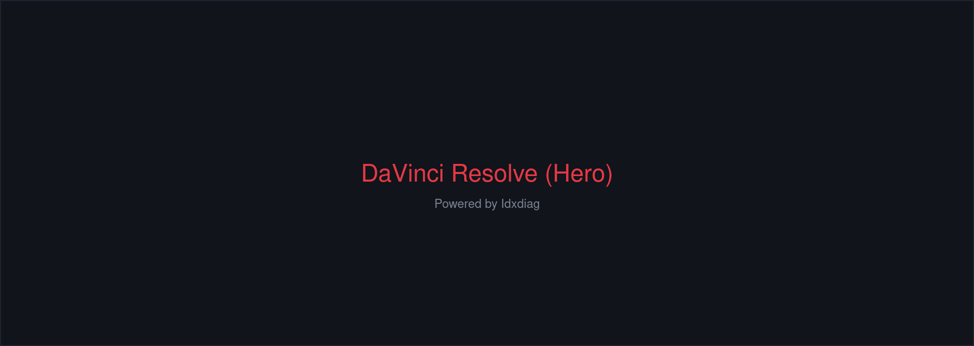 DaVinci Resolve cover art