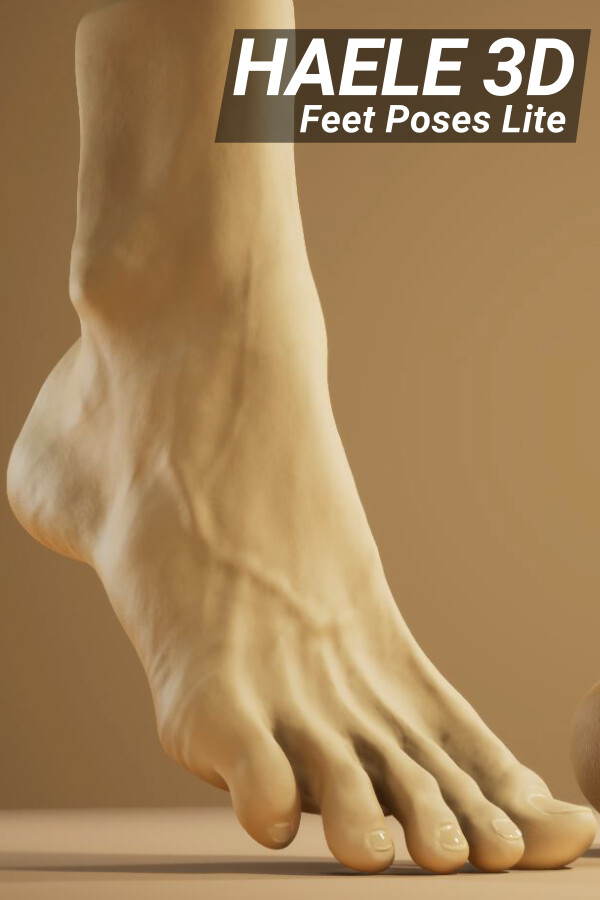 HAELE 3D - Feet Poses Lite - Drawing References