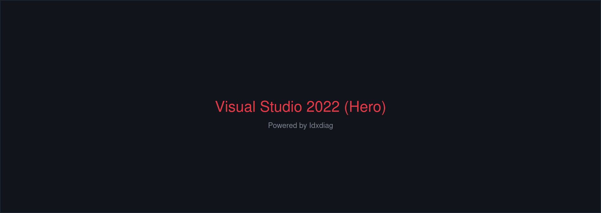 Visual Studio 2022 cover art